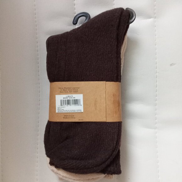 Steve Madden 2-PK Super Soft Boot Socks SZ 5-10 NWT - Picture 3 of 4